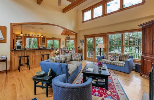 Steuben House | Private, waterfront home on 220 feet of Dyer Bay, ME