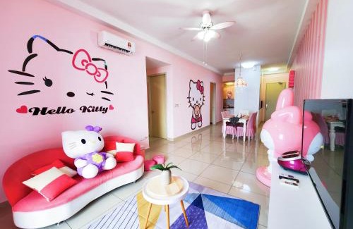 Puchong Apartment | Puchong HELLO KITTY Fully Air-Con Suite 47130 Puchong