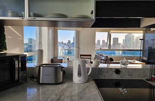 Buenos Aires Central Business District Apartment | Puerto Madero frente al Hotel Hilton Piso 16 Vista a la Ciudad