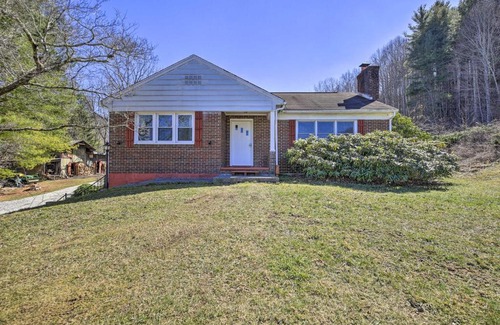 Atkins House | Quaint Creekside Home with Spacious Deck and Yard