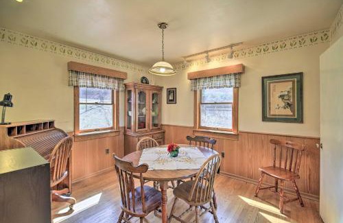 Atkins House | Quaint Creekside Home with Spacious Deck and Yard