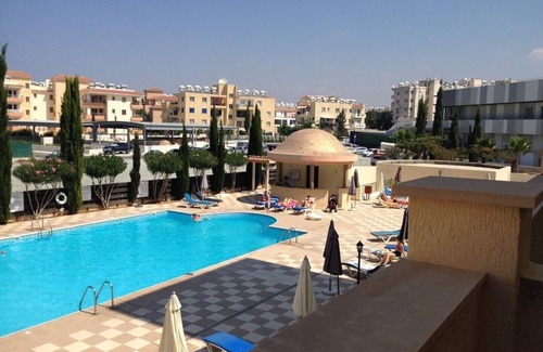 Paphos House | Queens Gardens holiday townhouse rental with shared pool, beach nearby,