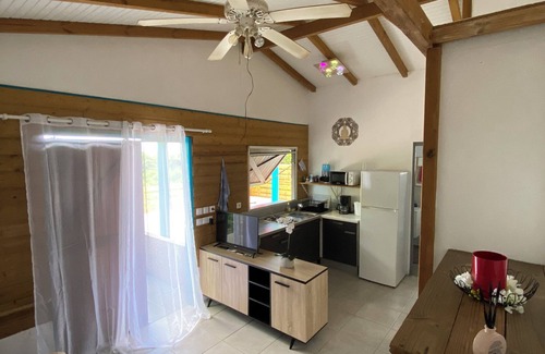 Le Carbet House | Quiet bungalow surrounded by greenery with sea view and view of Mont Pelée.