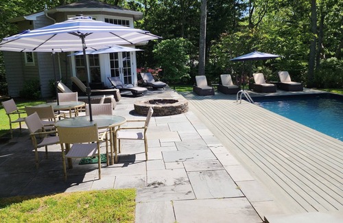 East Hampton House | Quiet Family Friendly Hideaway With Pool And Poolhouse