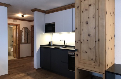 Sankt Moritz-Bad Apartment | Quiet location integrated into a hotel