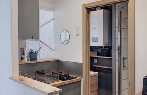 Thermal Apartment | Quiet, refined studio with loggia, in the heart of town, overlooking the parks.