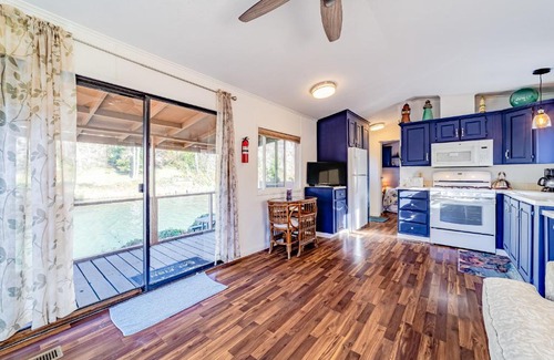 Brookings House | Quiet Riverfront Oasis & Getaway Cabin