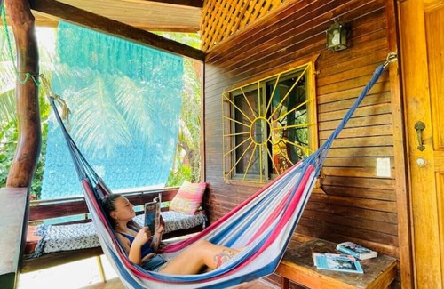 Manzanillo Cabin | Quiet Tropical Cabin | Near Local Spots | Pool