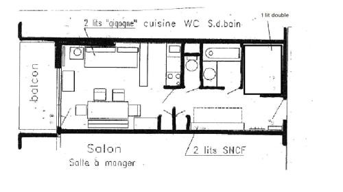 Val-Thorens Apartment | Résidence Schuss - VAL THORENS location: Studio cabine pour 4 personnes dans un quartier calme MAE-9065