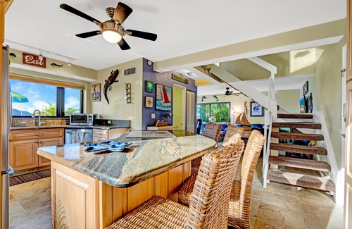 Key Largo House | Rare Bayfront End Unit in Moon Bay, Unmatched Sunsets, Boat Slip, Pool, Beach