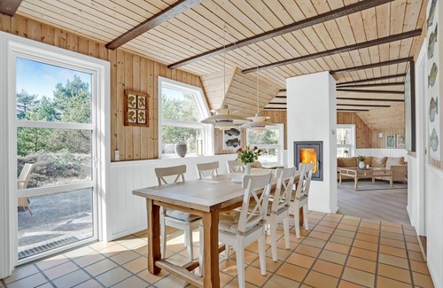 Blavand Strand House | Really cozy furnished cottage with a thatched roof.