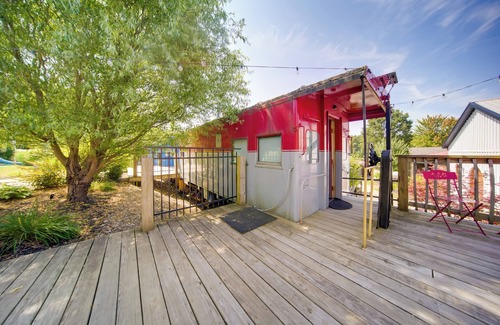 Adrian Furnace Apartment | 'red NY Central,' Converted Railcar in Dubois!
