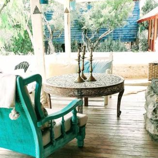 Sidi Kaouki House | Red wooden cabin 5 pers Bedobled