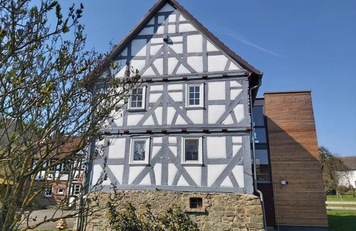 Dautphetal Apartment | Reitze Hoob - apartment/apartment, shower or bath, WC, 2 bedrooms