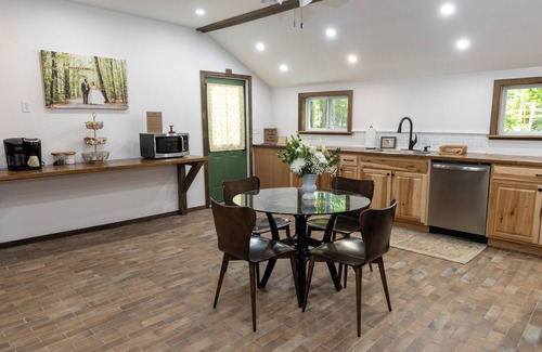 Middle Grove House | Relax at a nature inspired lodge on 60 wooded acres. Dog-friendly, kid-ready, and perfect for groups