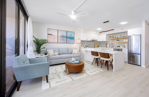Waikiki Condo | Renovated Boutique-Style Ocean View Condo w/Parking - Secret Door Surprise!