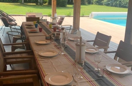 Luxey House | Renovated Landaise farmhouse on a 4000m2 airial with swimming pool and outbuildings