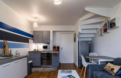 Pleherel-Plage-Vieux-Bourg Apartment | Residence De La Plage - 352 -T2 with stunning views of Cape Fréhel