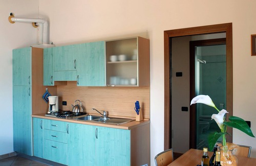 Tignale Apartment | Residence Garden: Three-room apartment with balcony and lake view