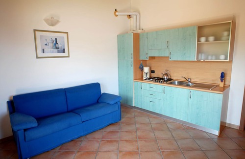 Tignale Apartment | Residence Garden: Two-room apartment with balcony and lake view