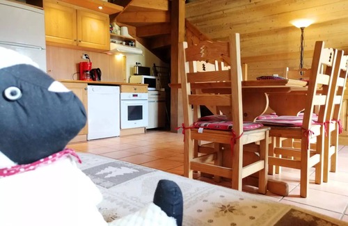 Pra Loup Ski Chalet | Residence Pra Roustan - Very nice 1/2 chalet, beautiful view of the mountains, Pra Loup
