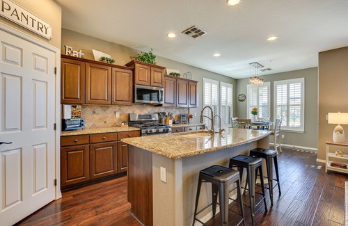 Estrella Mountain Ranch House | Resort style backyard w/private heated pool & spa