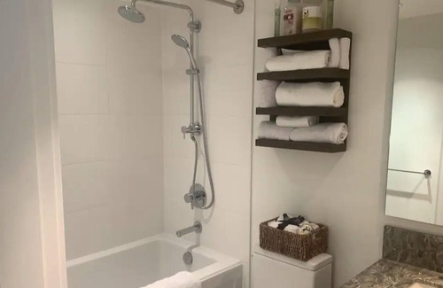 District of North Vancouver Apartment | Resort Style Living apartment with mountain view, pool, gym and more!