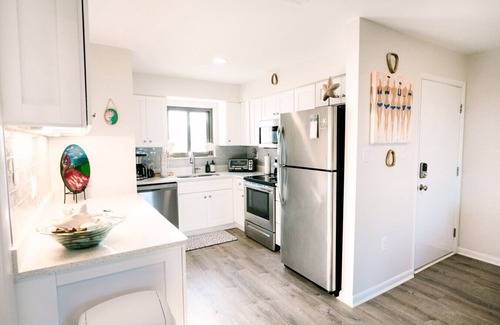 Tybee Island Apartment | Resort views - Huge Balcony - Steps to the beach!