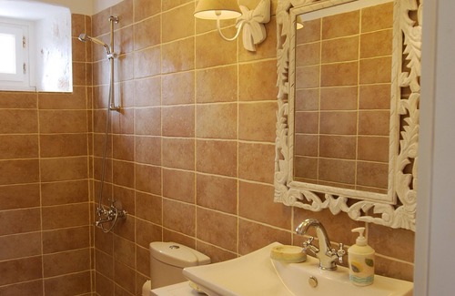 Manganos Villa | Restored Stone Villa with sea views near Fiscardo.