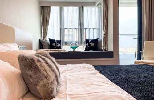 Shajing Apartment | Rho Hotel柔居Shenzhen World Exhibition and Convention Center Qianhai Snow World