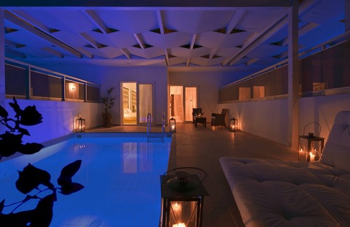 Ialyssos Condo | Rhodes Imperial Suite, chilling in Private Pool