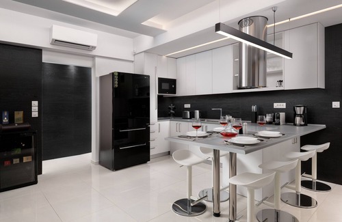 Petaloudes Apartment | Rhodes Skyline Suite with out Door Jacuzzi Sea View A2