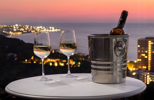 Petaloudes Apartment | Rhodes Skyline Suite with out Door Jacuzzi Sea View A2