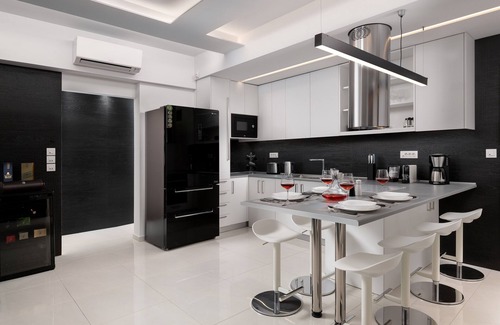 Petaloudes Apartment | Rhodes Skyline Suite with out Door Jacuzzi Sea View