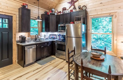 Tuckasegee Cabin | Rhododendron Rest at Running Cedar Springs - Upscale Mountain Home Located Across from Bear Lake