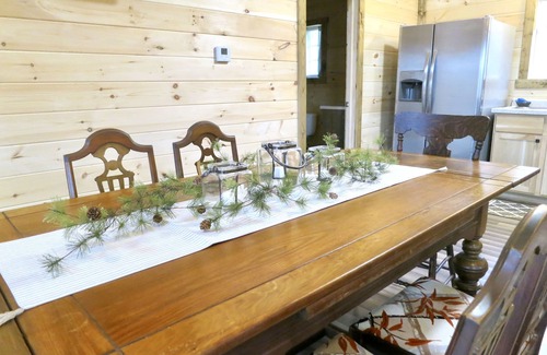 Nelsonville Cabin | Ridgetop Views, Hot Tub, and fenced in yard for pets!