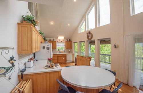 Lansing House | River Hills Vistas - Mountain Top Lodge w/Mountain Views - Hot Tub - River Access