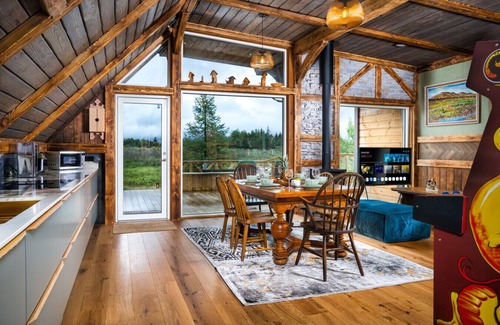 Blaskogabyggd Cabin | Riverside Cabin | Hot Tub, Fishing & Relaxing Escape