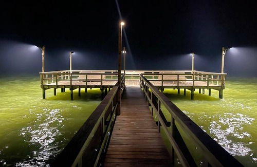 Sailhouse House | Rockport Racquet and Yacht Club condo with lovely bay views, tree covered grounds, pool, and fishing!