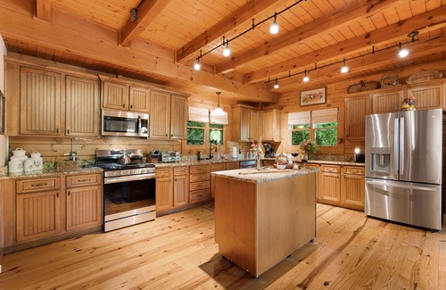 Black Mountain House | Rocky Mountain Private Creek Fire Pit
