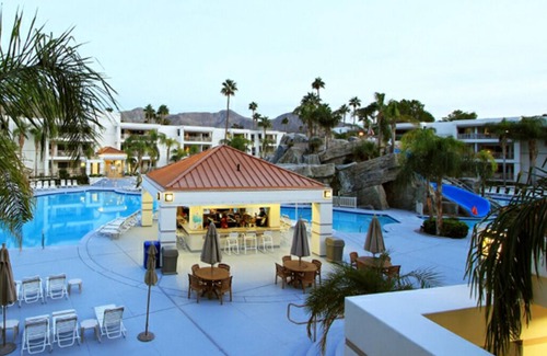 Canyon Corridor Apartment | Romantic getaway Palm Canyon Resort studio unit for 2. Private; near the action.