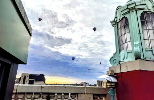 Downtown Louisville Condo | Rooftop Penthouse with your own terrace where not everything is Black & White.