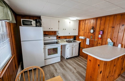 Lewiston Apartment | Room 9 Kitchenette - Riverside Motel - 1 Queen, 1 Sofa bed