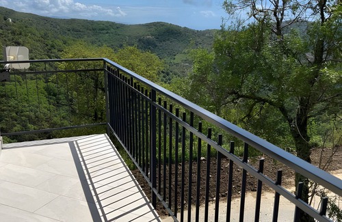 San Mauro Cilento Apartment | Room 'Camera Verde Vista Mare E Monti' with Sea View, Shared Terrace and Wi-Fi