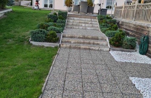 Kolmarden House | Rosa Villa with pool, jetty and playground 4 children