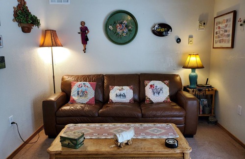 Northeast Heights House | Route 66 Casita with Vintage Flair, Gated Parking