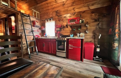 Pittsburg Cabin | Ruby Ravine- Pretty boutique+rustic cabin in DanielBooneForest, RockcastleRiver!