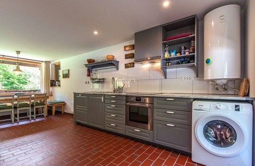 Bohinj Apartment | Ruim en Comfortabel Appartement met Prachtig Uitzicht op Speelweide en Beekje