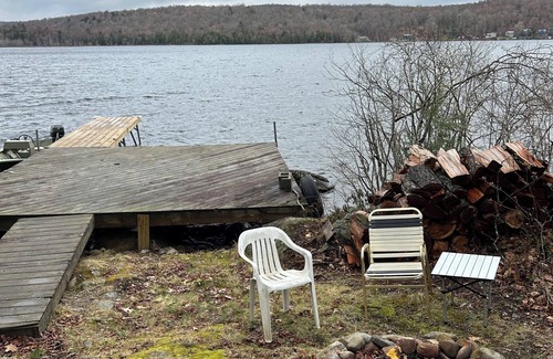 Caroga Lake Cabin | Rustic 3-bedroom cabin on Canada Lake with pontoon boat