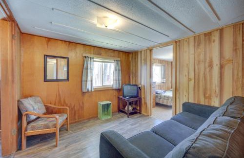 Stone Lake House | Rustic Cabin with Fire Pit, Steps to Sand Lake!